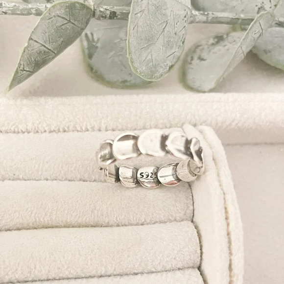925 Sterling Silver Layer Stackable Ring Multi Layer Dainty Ring Band - Picture 8 of 8